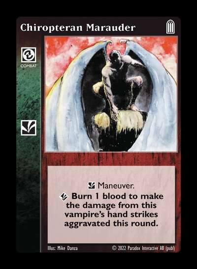 Chiropteran Marauder [Legacy IV set] - VTES CCG