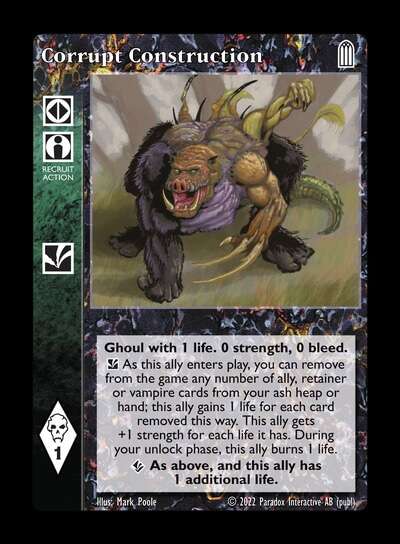 Corrupt Construction [Legacy IV set] - VTES CCG