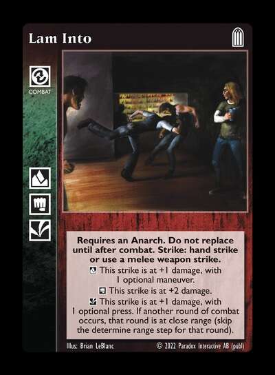 Lam Into [Legacy IV set] - VTES CCG