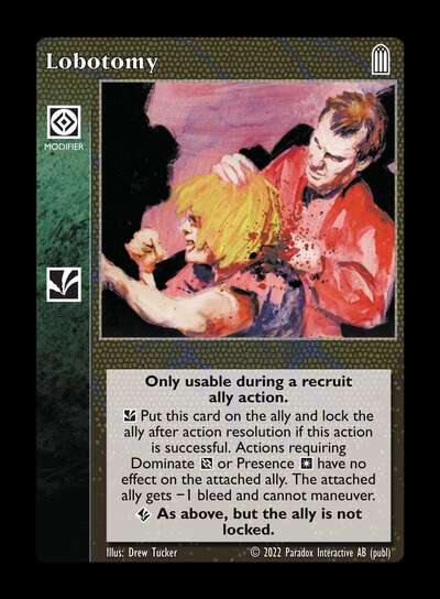 Lobotomy [Legacy IV set] - VTES CCG