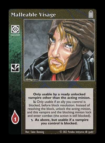 Malleable Visage [Legacy IV set] - VTES CCG