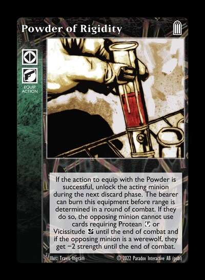 Powder of Rigidity [Legacy IV set] - VTES CCG