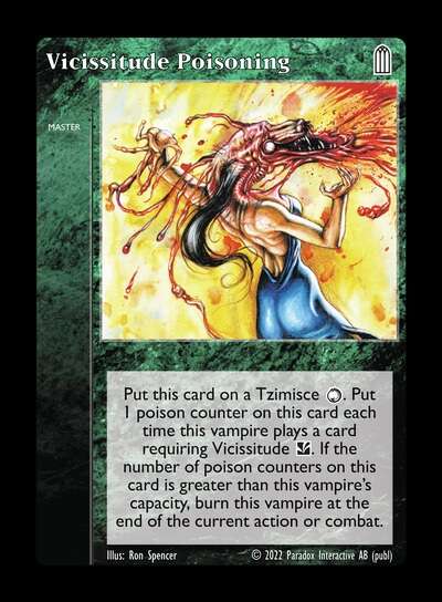 Vicissitude Poisoning [Legacy IV set] - VTES CCG
