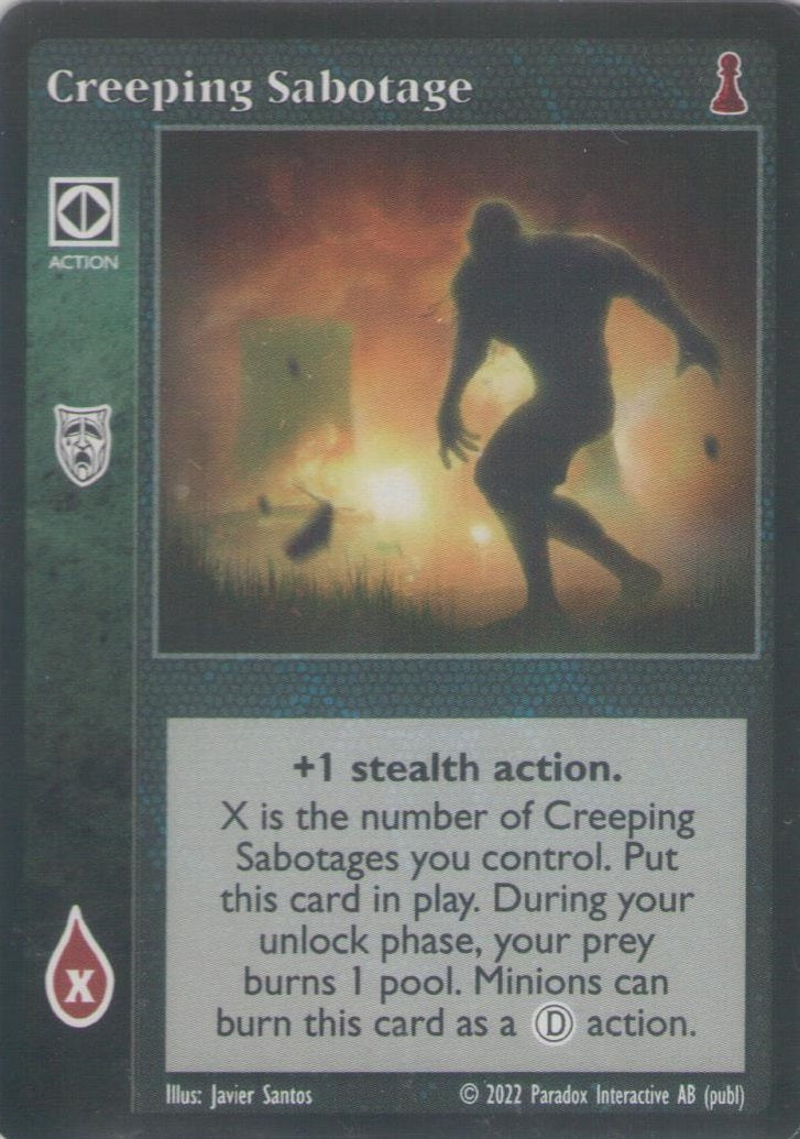 Creeping Sabotage [NB set] - VTES CCG