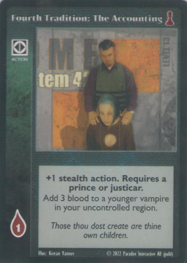Fourth Tradition: The Accounting [NB set] - VTES CCG