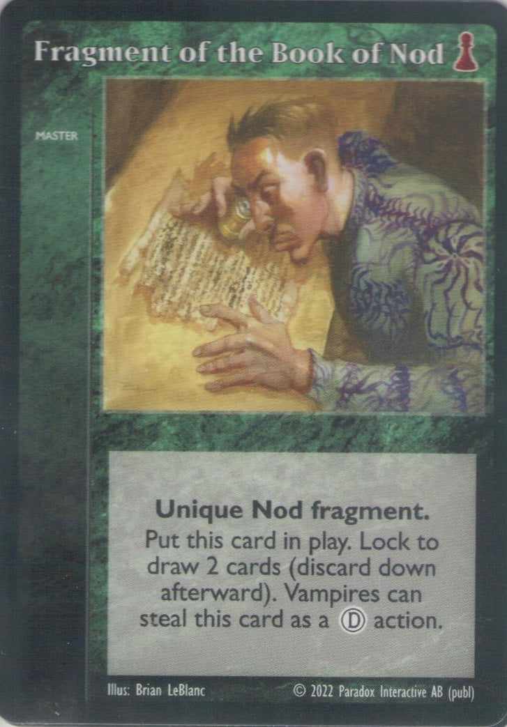 The Fragment of the Book of Nod [NB set] - VTES CCG