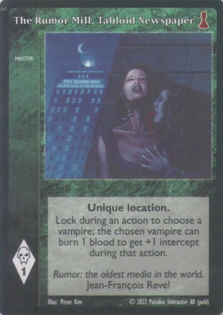 The Rumor Mill, Tabloid Newspaper [NB set] - VTES CCG
