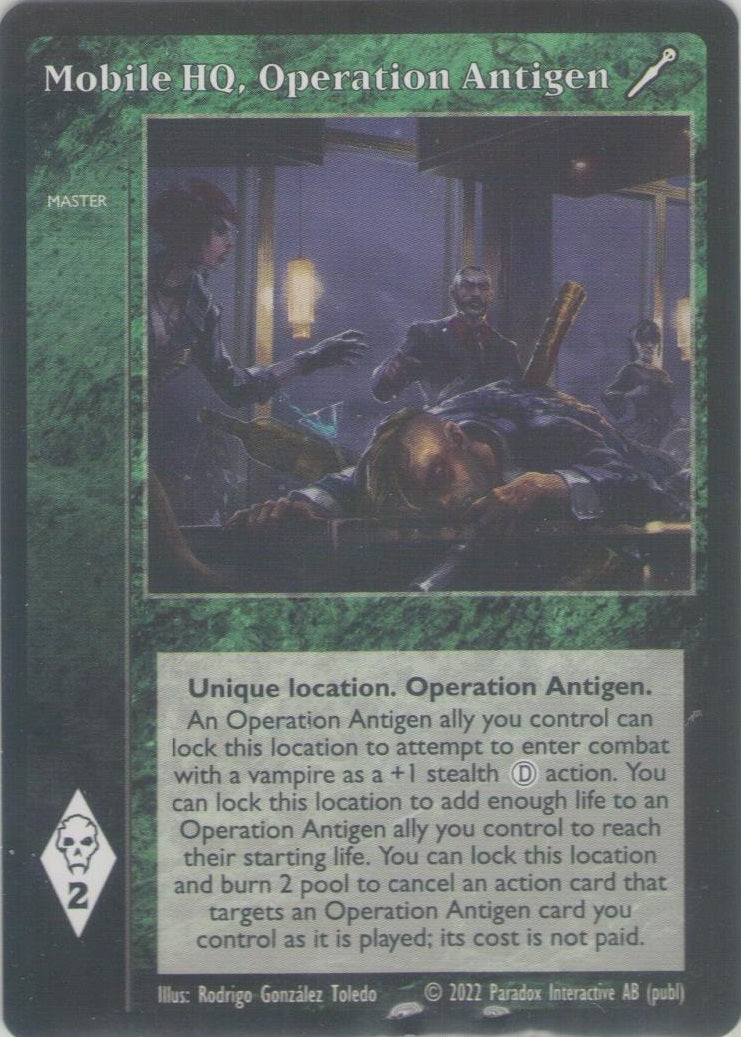 Mobile HQ, Operation Antigen [FoL set] - VTES CCG