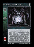 Call the Great Beast [Legacy V set] - VTES CCG