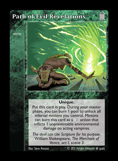 Path of Evil Revelations [Legacy V set] - VTES CCG