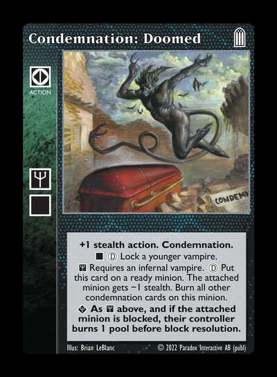 Condemnation: Doomed [Legacy V set] - VTES CCG