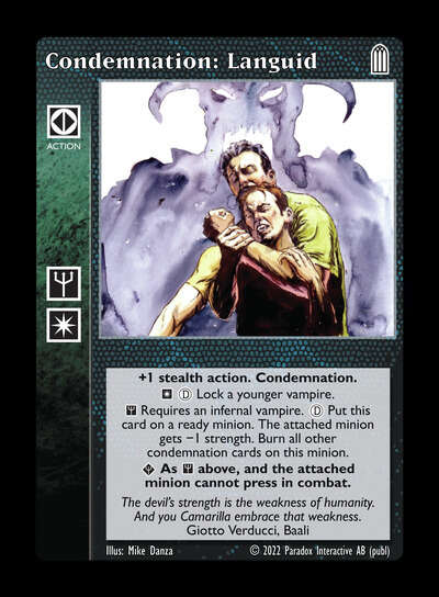 Condemnation: Languid [Legacy V set] - VTES CCG