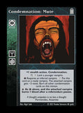 Condemnation: Mute [Legacy V set] - VTES CCG