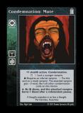 Condemnation: Mute [Legacy V set] - VTES CCG