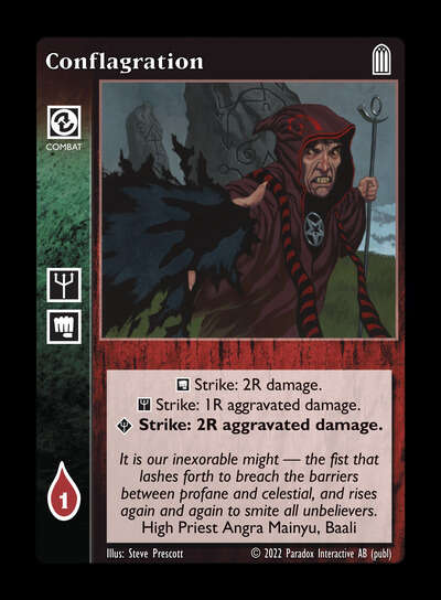 Conflagration [Legacy V set] - VTES CCG