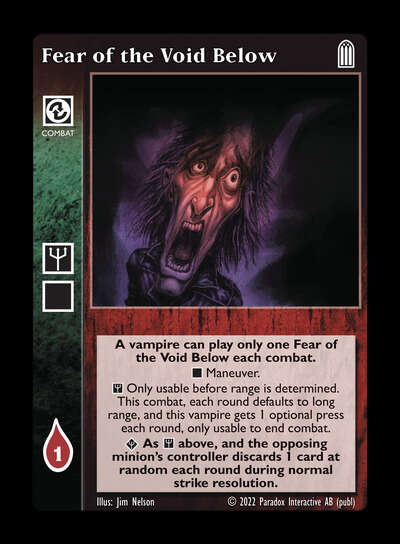 Fear of the Void Below [Legacy V set] - VTES CCG