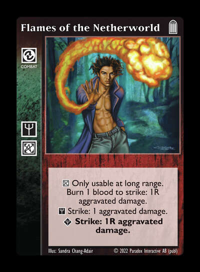 Flames of the Netherworld [Legacy V set] - VTES CCG