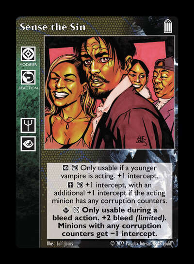 Sense the Sin [Legacy V set] - VTES CCG