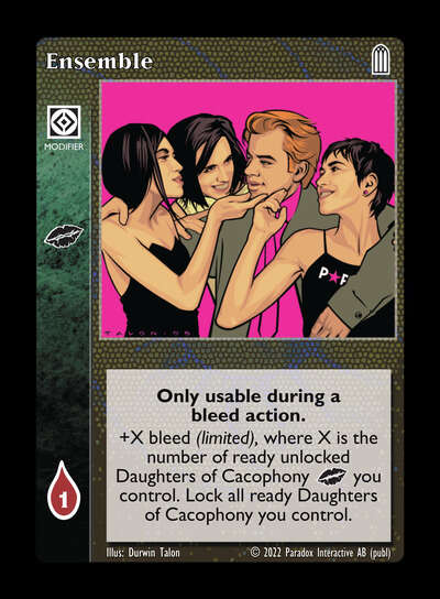 Ensemble [Legacy V set] - VTES CCG