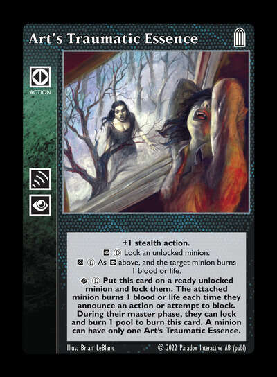Art's Traumatic Essence [Legacy V set] - VTES CCG