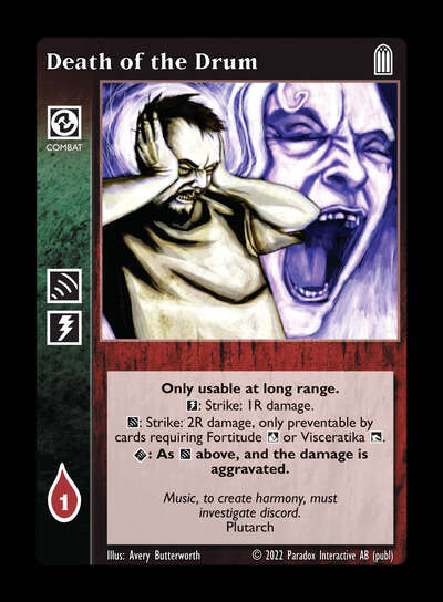 Death of the Drum [Legacy V set] - VTES CCG