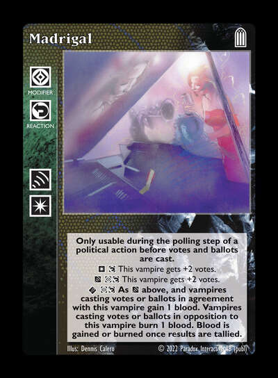 Madrigal [Legacy V set] - VTES CCG
