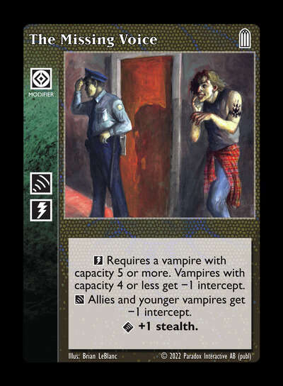 The Missing Voice [Legacy V set] - VTES CCG