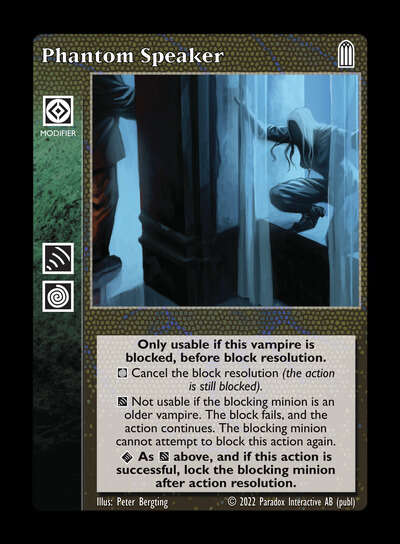 Phantom Speaker [Legacy V set] - VTES CCG