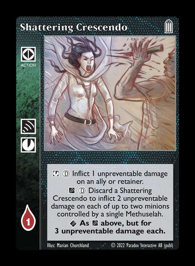 Shattering Crescendo [Legacy V set] - VTES CCG