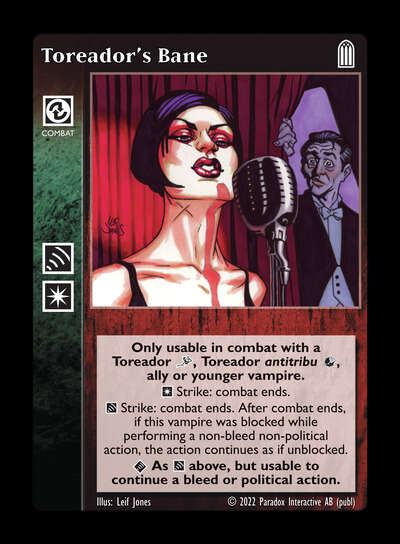 Toreador's Bane [Legacy V set] - VTES CCG