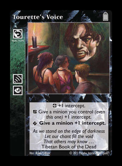 Tourette's Voice [Legacy V set] - VTES CCG