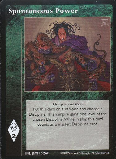 Spontaneous Power [PROMO set] - VTES CCG
