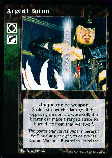 Argent Baton [PROMO set] - VTES CCG
