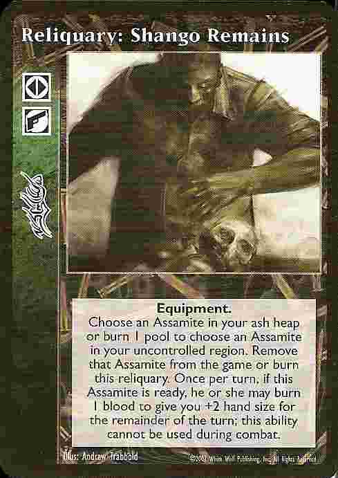 Reliquary: Shango Remains [PROMO set] - VTES CCG