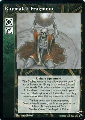 Kaymakli Fragment [PROMO set] - VTES CCG