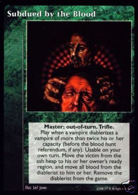 Subdued by the Blood [PROMO set] - VTES CCG