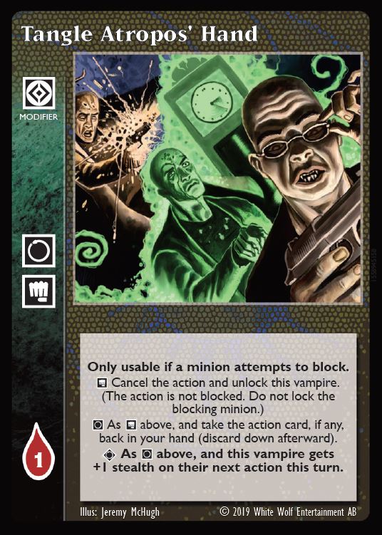 Tangle Atropos' Hand [PROMO set] - VTES CCG