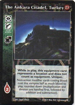 The Ankara Citadel, Turkey [PROMO set] - VTES CCG