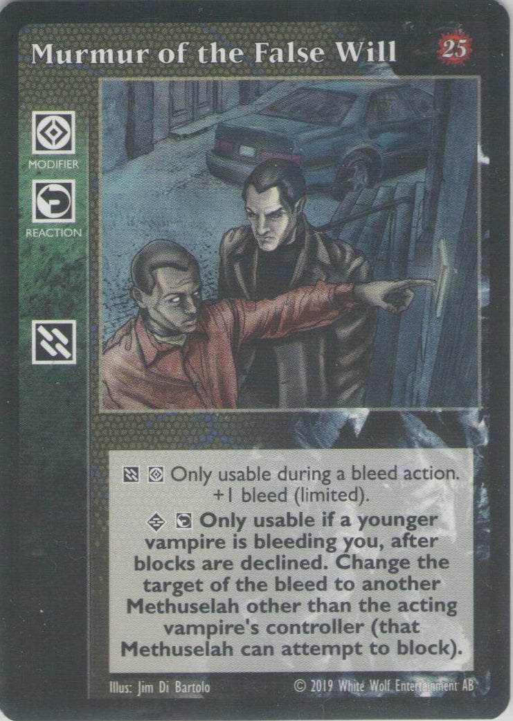 Murmur of the False Will [PROMO set] - VTES CCG