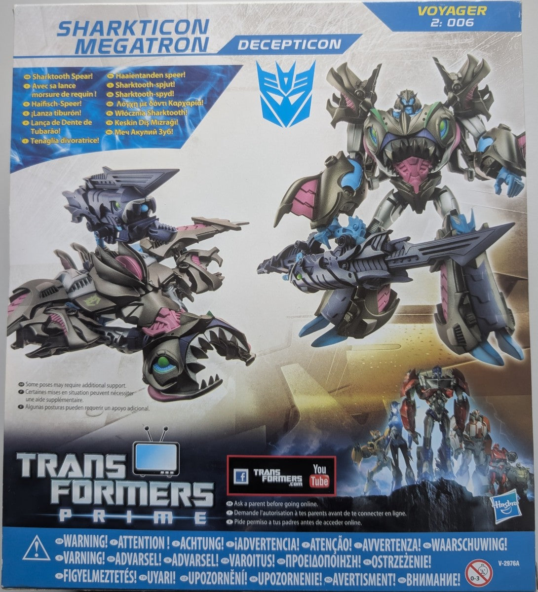 Sharkticon Megatron A3395 - Transformers [Scellé]