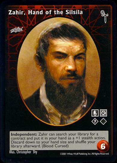Zahir, Hand of the Silsila [FN set] - VTES CCG