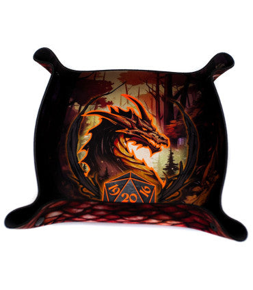 Piste à dés - Red Dragon  Brillant Dans Le Noir