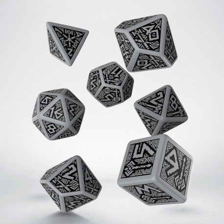 Set de dés - Nains - Gris Et Noir