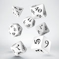 Set de dés - Jdr Classique - Blanc & Noir