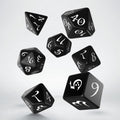 Set de dés - Jdr Classique - Noir & Blanc
