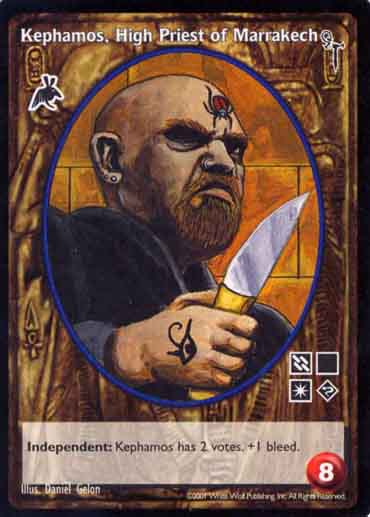 Kephamos, High Priest of Marrakech [FN set] - VTES CCG
