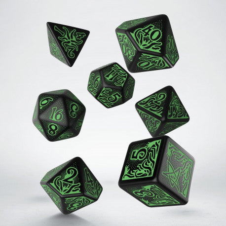 Set de dés - L'Appel De Cthulhu - 7E Édition Noir & Vert