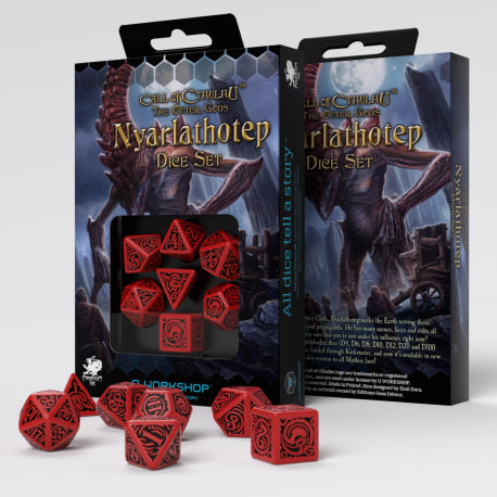 Set de dés - L'Appel De Cthulhu - Les Dieux Extérieurs Nyarlathotep