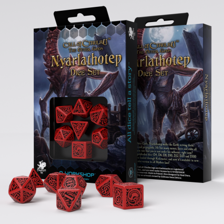 Set de dés - L'Appel De Cthulhu - Les Dieux Extérieurs Nyarlathotep