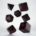Set de dés - Jdr Classique - Noir & Rouge